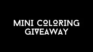 mini svp11+ coloring giveaway