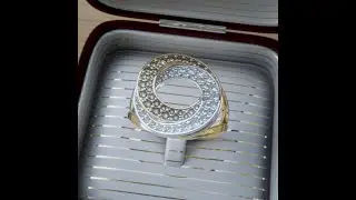 Моделирование кольца_06 в Blender3D в реальном времени. Modeling a ring in Blender3D in real time.