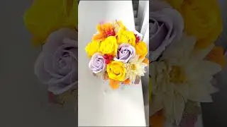Букет из мыльных роз