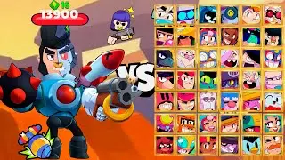 BOSS Bull VS All Brawlers | Brawl Stars Boss War