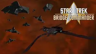ID4 Havester Aliens vs Reman Scimitar   A Star Trek Battle