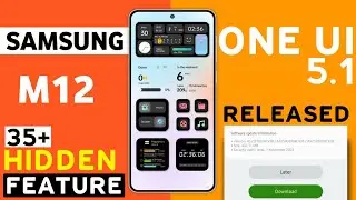 Samsung M12 : OneUI 5.1 Features Review| 35+ Hidden Features| Galaxy M12 New Software Update