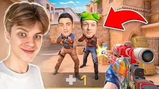 😱Я затроллил ДРУЗЕЙ ЮТУБЕРОВ с ОДНИМ ХП в дуэли.. (STANDOFF 2)