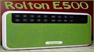 Rolton e500 - демонстрация работы и краткий обзор колонки
