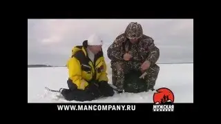 Ловля окуня зимой, Алабуга, Владимир Цепилов