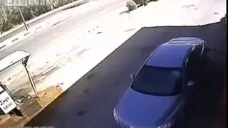 Stupid Driver Causes Total Gas Station Destruction