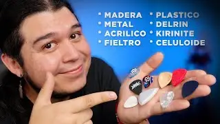 Probando Plumillas / Puas De Guitarra De Diferentes Materiales