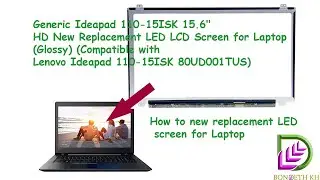 LENOVO 110-15ISK | Lenovo Ideapad 110 Series 110-15ISK screen Display LCD Replacement - HowTo