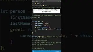 Define & Call Methods Within JavaScript Objects  