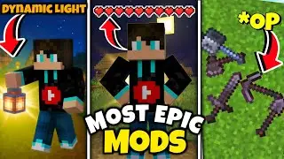 Top 5 MOST EPIC Mod for Minecraft PE 1.21+ | Best Mods For Minecraft