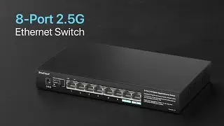 BrosTrend 8-Port 2.5G Ethernet Network Switch, Brings 2.5Gbps Multi-Gigabit Speeds across 8 Ports