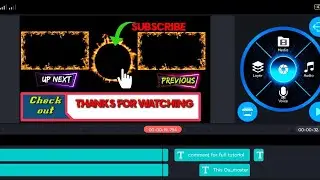 free endscreen outro template no text||free outro templates