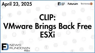 VMware Brings Back Free ESXi
