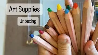 Unboxing Art Supplies | Watercolors, Colored Pencils, Pastels