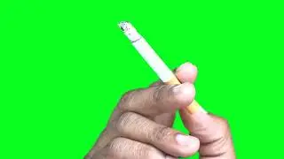 Smoking, Cigarettes, Cigars || Cigarette Green Screen Background