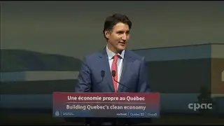 Les PM Justin Trudeau et François Legault annonce une aide gouv. à l'usine de batteries pour VÉ