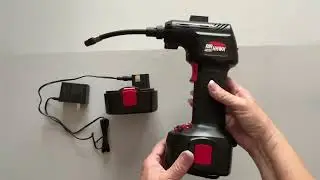 Air Hawk Pro Automatic Cordless Tire Inflator Portable Air Compressor