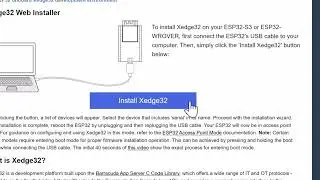 Xedge32 Web Installer