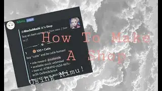 How To Set Up A Shop Using Mimu! | Bluws Tutorial