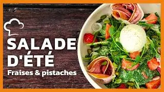 Salade aux Fraises et Œuf Mollet | Recette Food’Cuisine