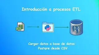 ETL csv a Postgre. Cargar datos a una base de datos desde un archivo csv con Python.