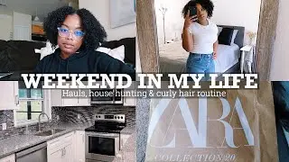 Part-time Youtuber Weekend in the Life  Chatting, Hauls, House hunting and curly hair routine