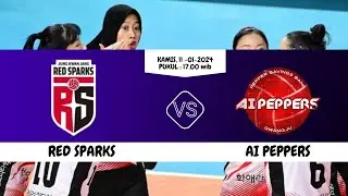 [FULL MATCH] RED SPARK [3]VS AI PEPPERS [1]- KOREAN V LEAGUE   WOMENS 2023-2024