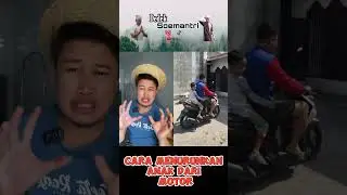 CARA MENURUNKAN ANAK DARI MOTOR‼️