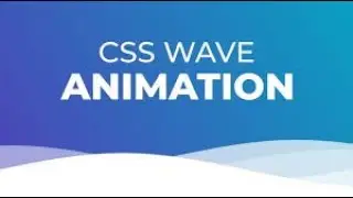 CSS water wave background animation effects CSS Waves Animation