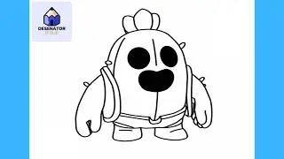 Cum Să Il Desenezi Pe SPIKE Din BRAWL STARS | Usor Pas cu Pas Tutorial pentru Incepatori