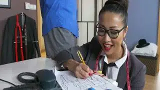 Sharon Lee takes your measurements