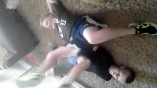Leg wrestling fart