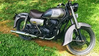 Honda CD125 Modified in to a Royal Enfield