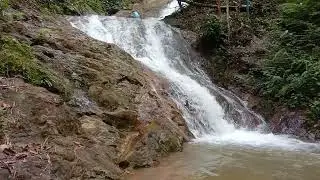 Air Terjun Lembah Aman, di kec. XIII Koto Kampar, Riau