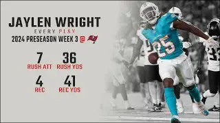Jaylen Wright Preseason Week 3 Replay: Every Run, Target, and Catch @ Tampa Bay Buccaneers