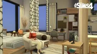 MUJI TINY STUDIO APARTMENT (930 Medina Studios) 🏙 | SIMS 4 | Stop Motion Build | NoCC |