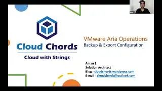 VMware Aria Operations - Backup and Export Configuration