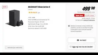 XBOX SERIES X NON LA COMPRO!