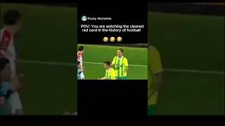 What a red card😂😂 