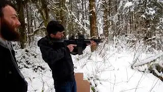 My first time shooting a gun