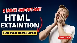 HTML Extensions in Visual Studio Code || Important Extensions for HTML in Visual Studio Code