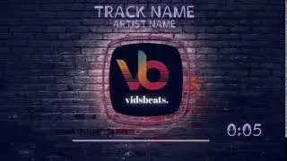Neon Wall Audio Visualizer (Create Music Visualizer With VidsBeats.)