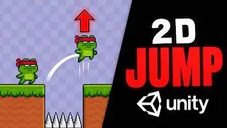 How to Make a Player Jump in Unity (2D Platformer Tutorial)
