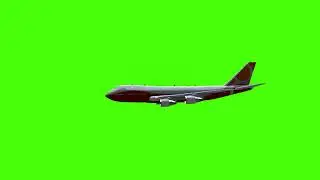 Animated Aeroplane Crashing Copyright Free Green Screen/Chroma Key
