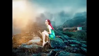 PhotoShop Cc Tutorial |How to make |manipulation alone girl |Fantasy Color photo editing