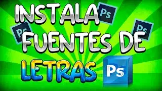 ✅CÓMO INSTALAR FUENTE DE LETRAS EN PHOTOSHOP | TIPOGRAFÍA 2022 🔥