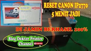 RESET IP2770, 5 Menit Jadi | Di Jamin Berhasil 100%