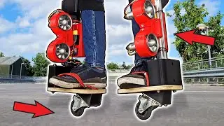 Why single-caster skates are Easy