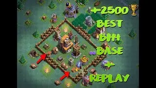 Builder Hall 4 Base / BH4 Builder Base + Defense Replay / Base Layout | Clash Of Clans
