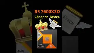 AMD's replacing the 5800X3D with a CHEAPER 7600X3D!